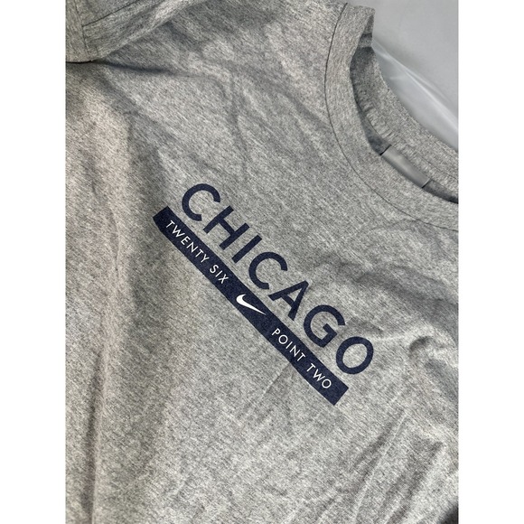 Y2K Nike Shirt Men's 2XL Chicago Marathon 26.2 Long Sleeve - Picture 4 of 8